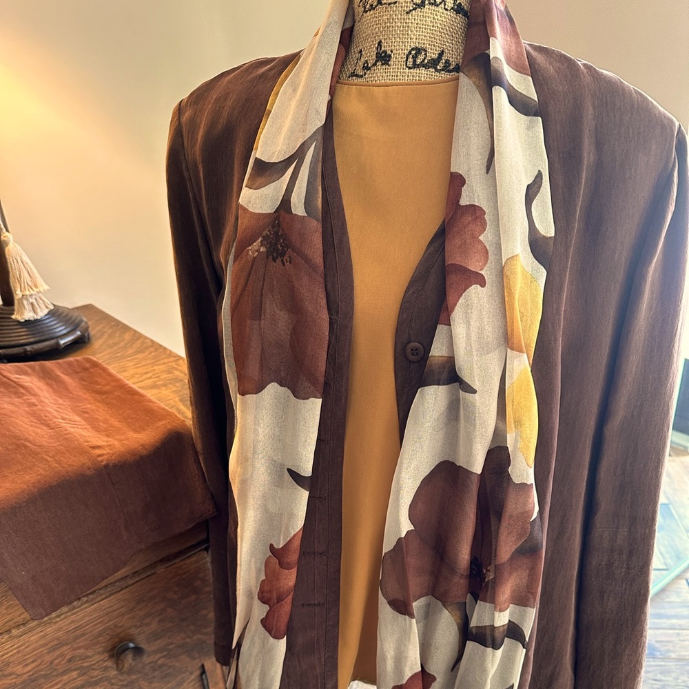 Raw silk  Pant Suit